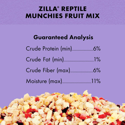 Reptile Munchies Fruit Mix Black 2.5 Oz.