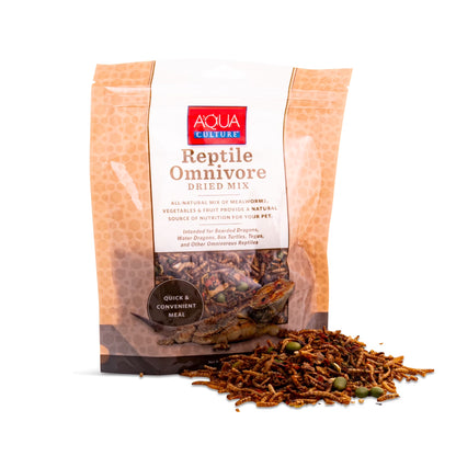 (4 Pack)  Reptile Omnivore Dried Mix, 4 Oz