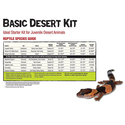 Desert Reptile Terrarium Starter Kit 10 (ECOM)