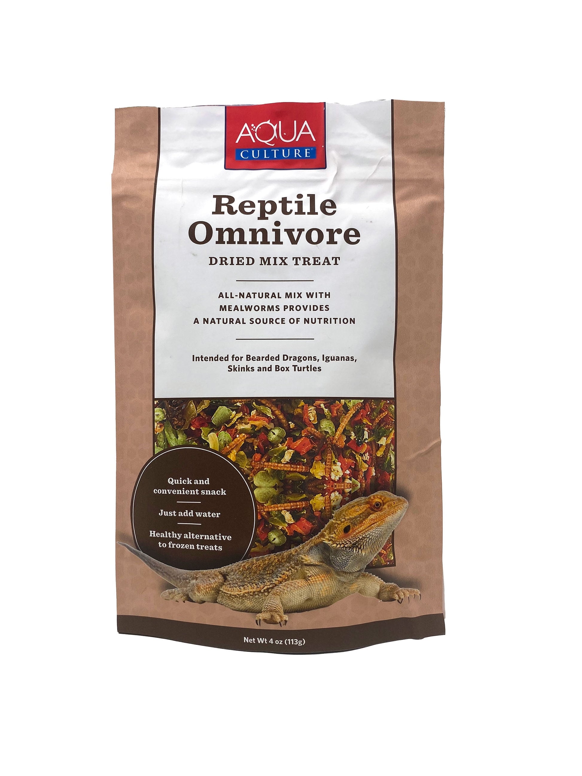 (4 Pack)  Reptile Omnivore Dried Mix, 4 Oz