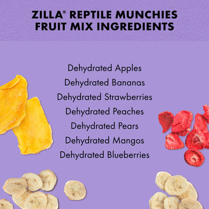 Reptile Munchies Fruit Mix Black 2.5 Oz.