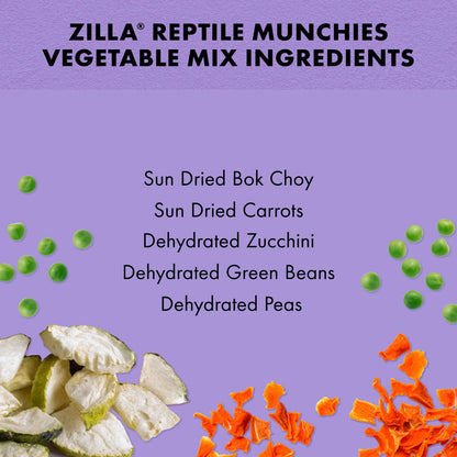 Reptile Munchies Vegetable Mix 4 Oz.