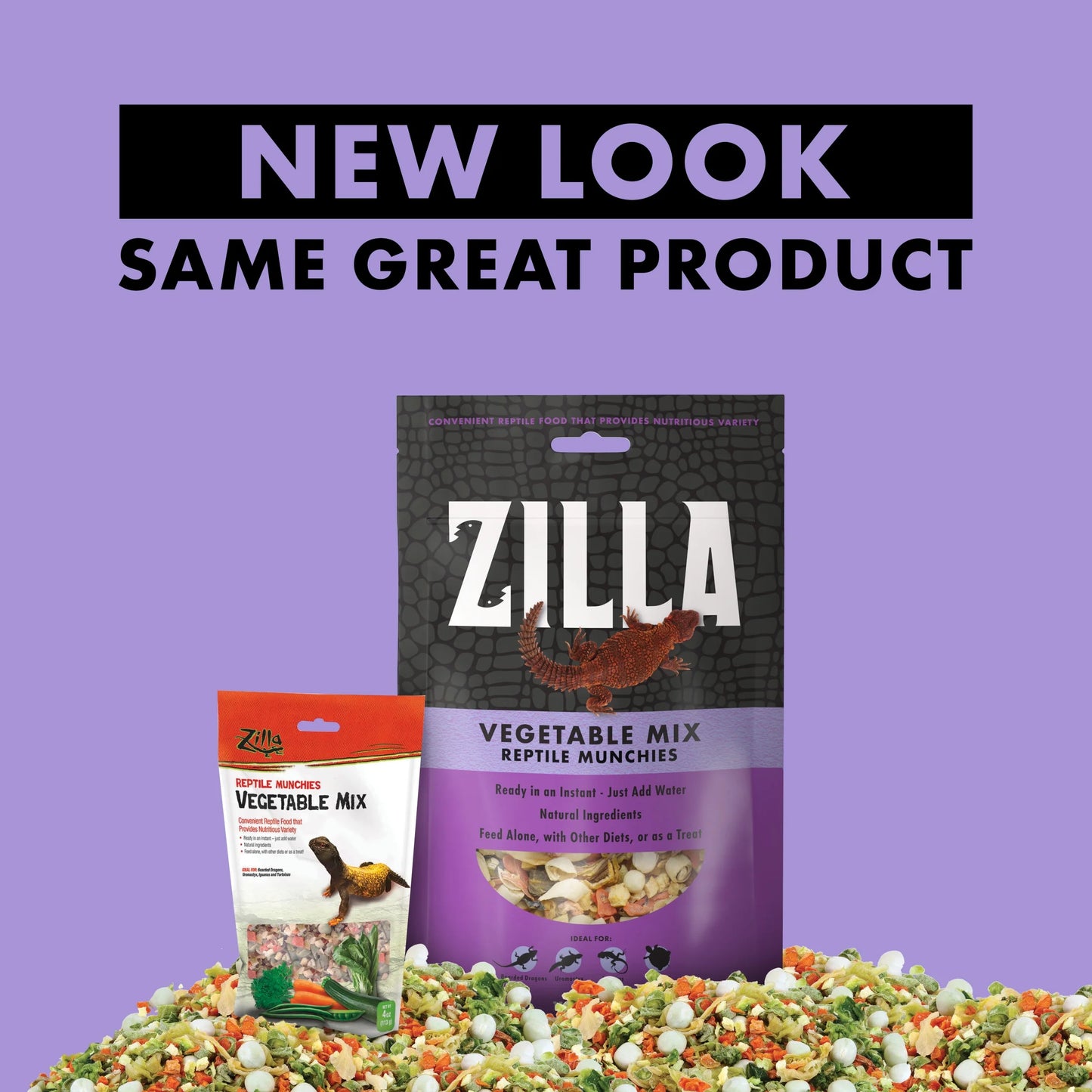 Reptile Munchies Vegetable Mix 4 Oz.
