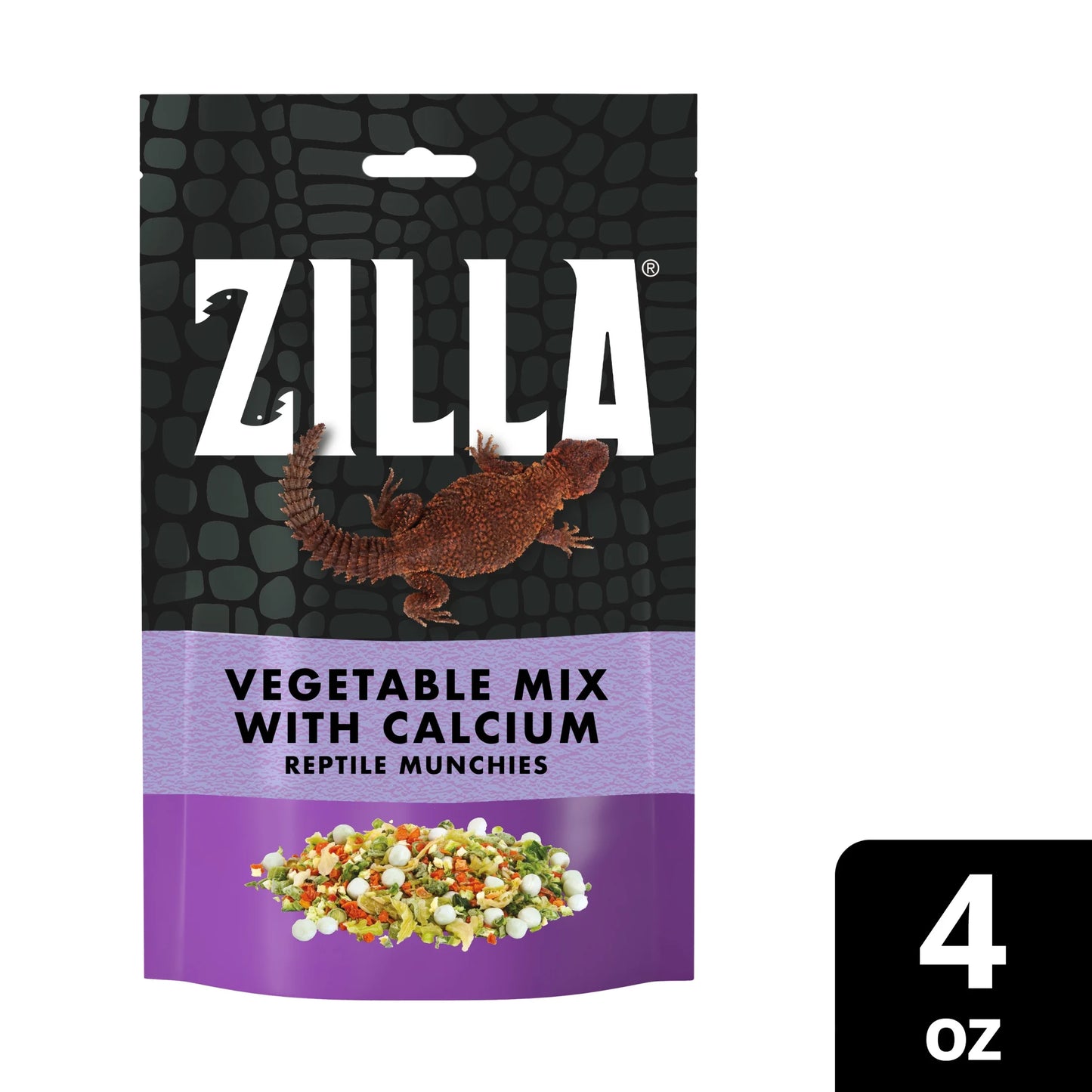Reptile Munchies Vegetable Mix with Calcium 4 Oz.
