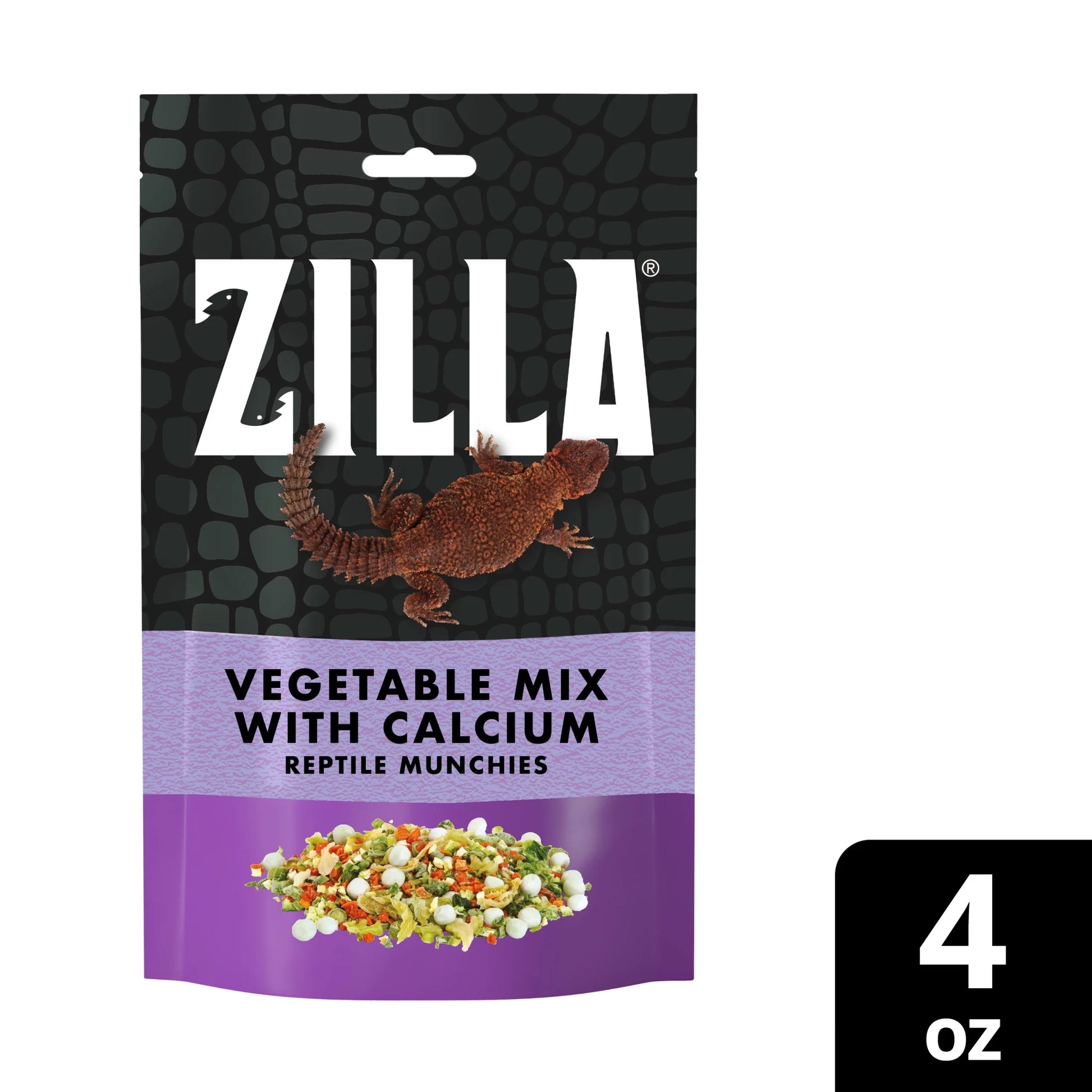 Reptile Munchies Vegetable Mix with Calcium 4 Oz.