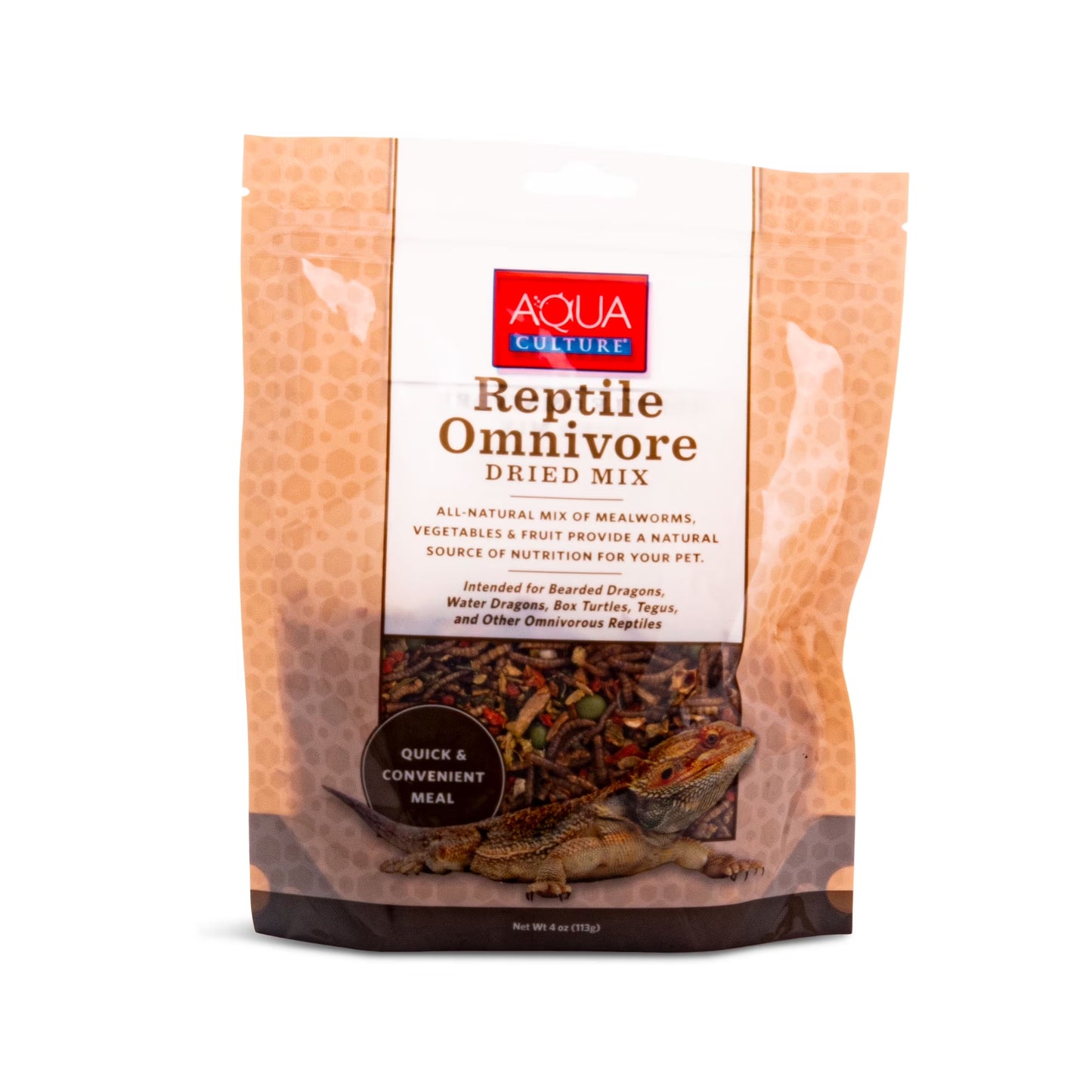 (4 Pack)  Reptile Omnivore Dried Mix, 4 Oz