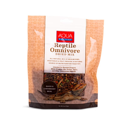(4 Pack)  Reptile Omnivore Dried Mix, 4 Oz